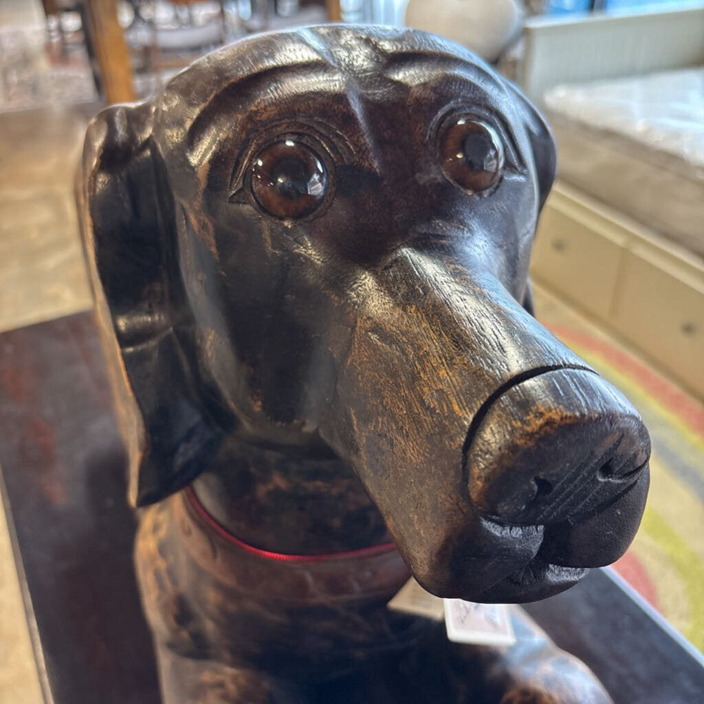 Hand Carved Rocking Dog