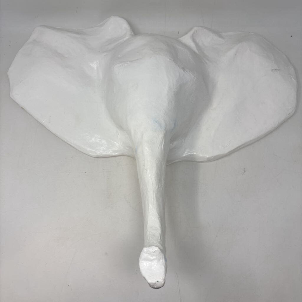Paper Mache Elephant Head