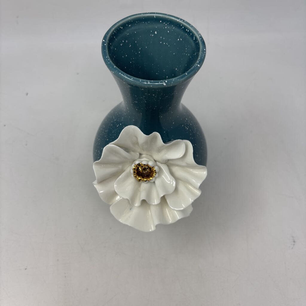 Ceramic Bloom Vase 8in