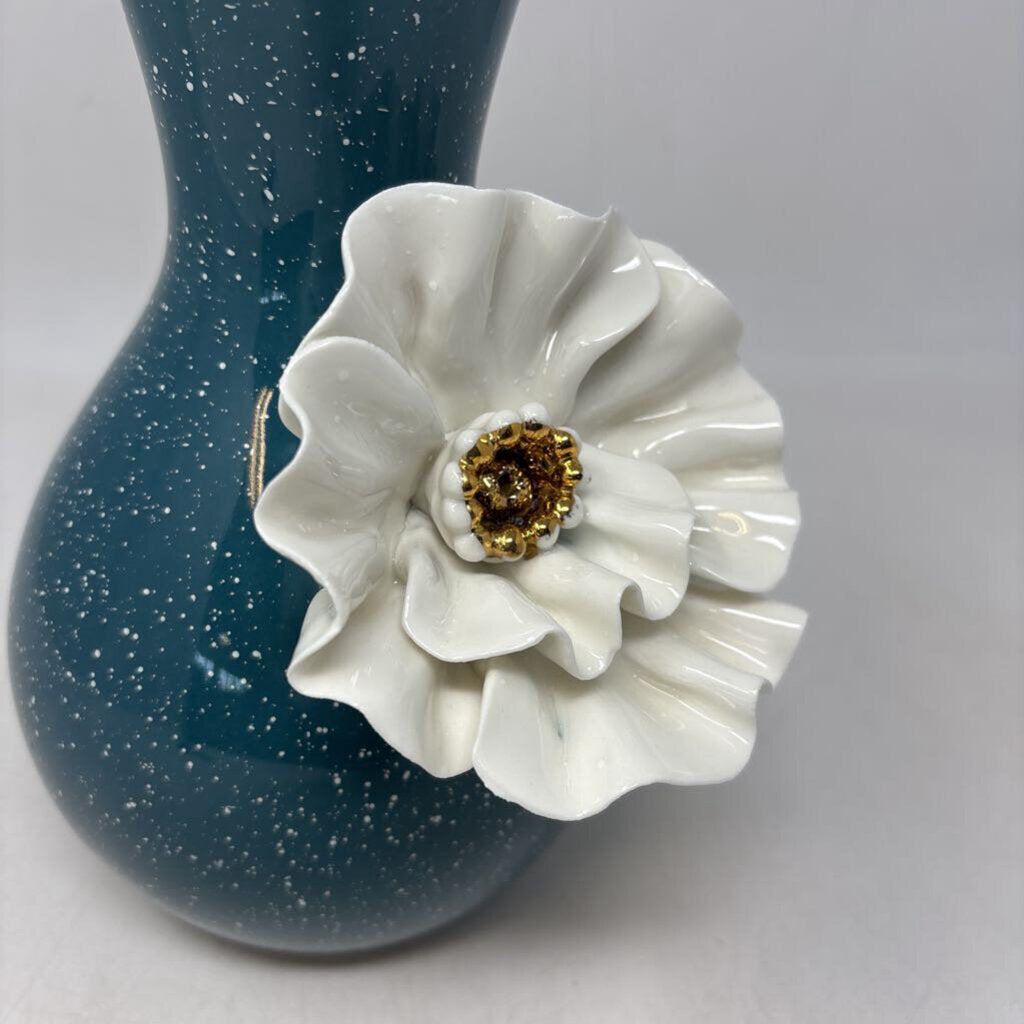 Ceramic Bloom Vase 8in