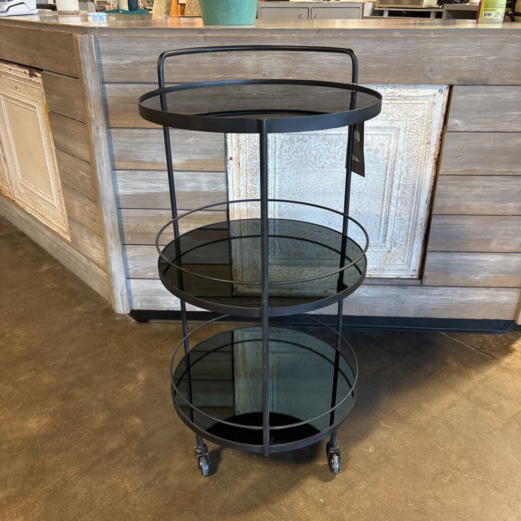 Martini Bar Cart 37in tall