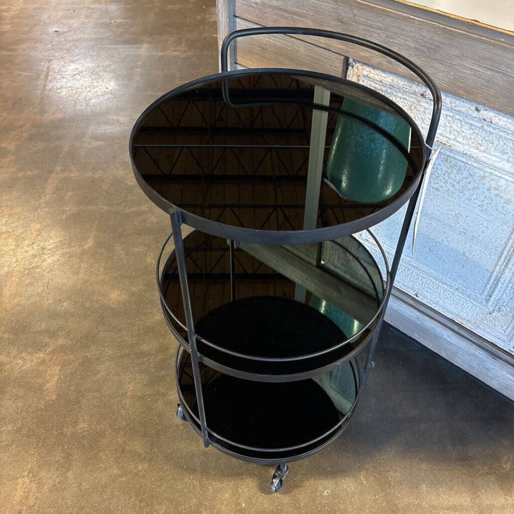 Martini Bar Cart 37in tall