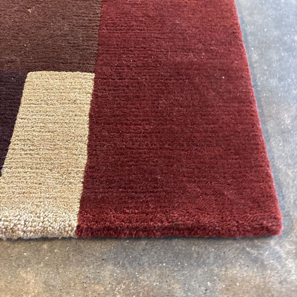 Abstract Geometric Pattern Rug 6 X 9