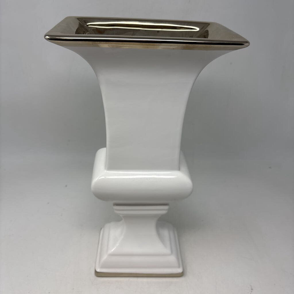 Urn Shaped Pedestal Vase 13.5"H