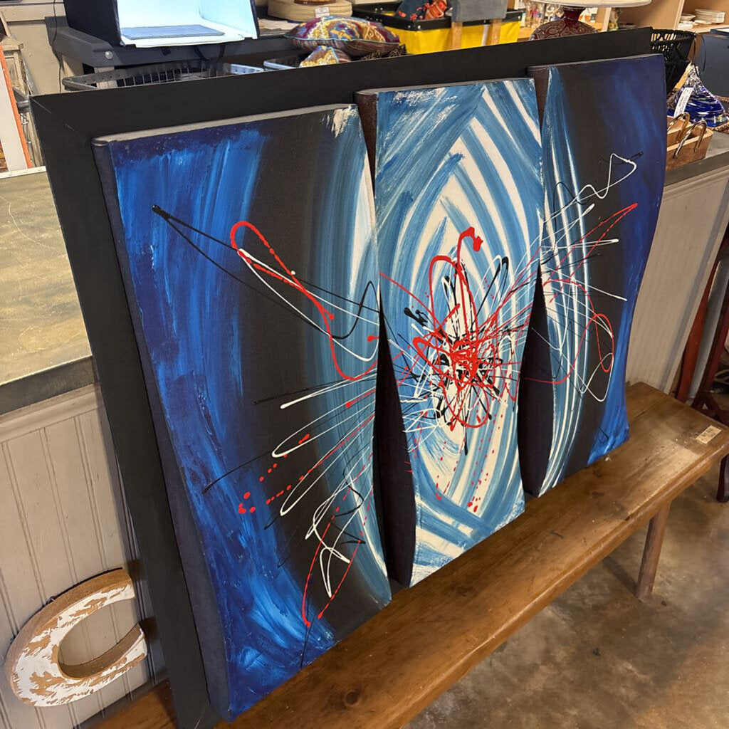 3-D Abstract Art 44.5 X 34