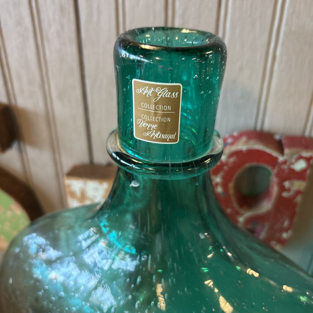 Bubble Glass Vase 16in