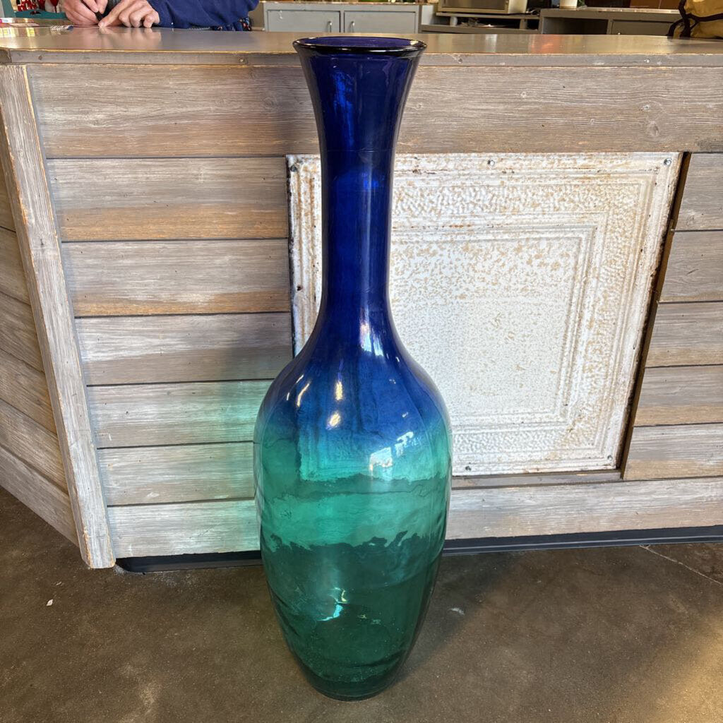 Ombre Glass Vase 39in