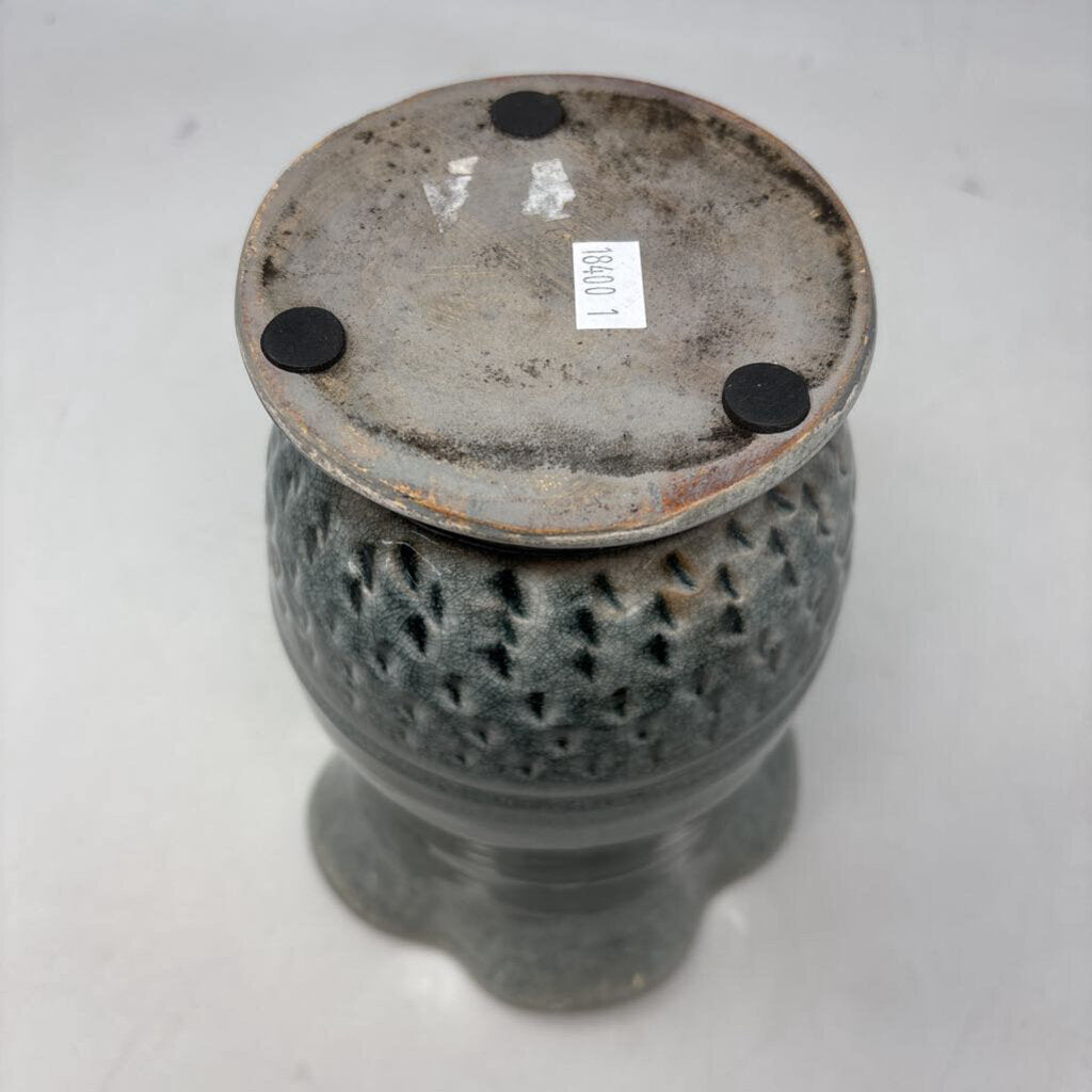 Glazed Crackle Finish Vase