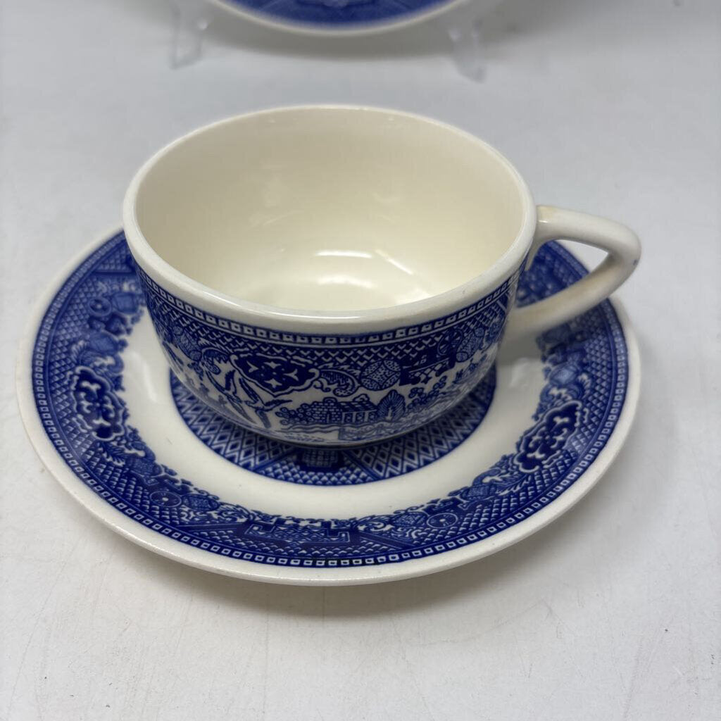 Willow Ware China Setting for 6 Plus Extra