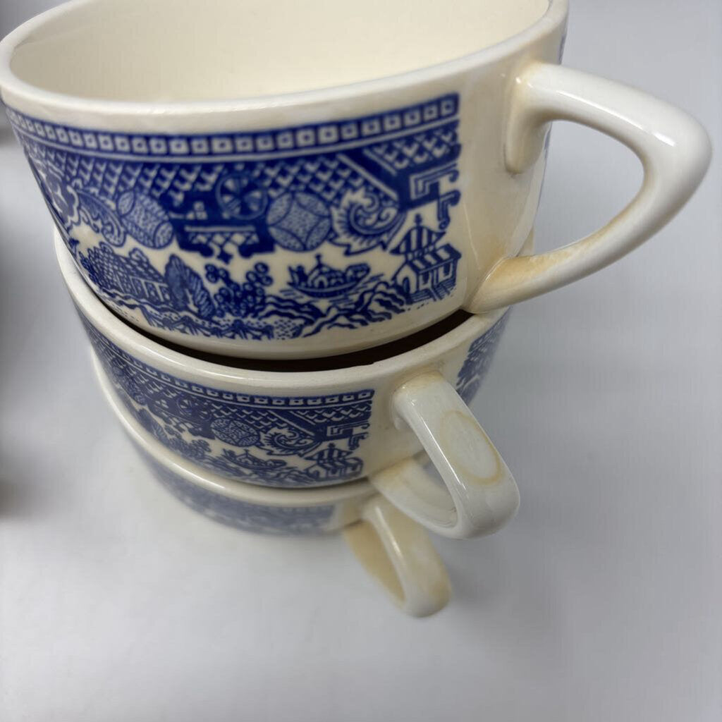 Willow Ware China Setting for 6 Plus Extra