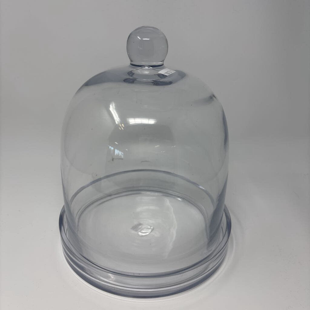 Glass Cloche with Tray