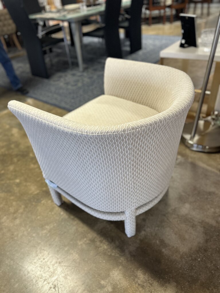 Upholstered Hattie Bowed Club Chair