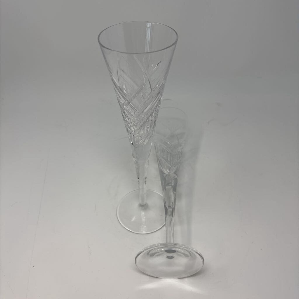 Shannon by Godinger Toasting Flutes Pair