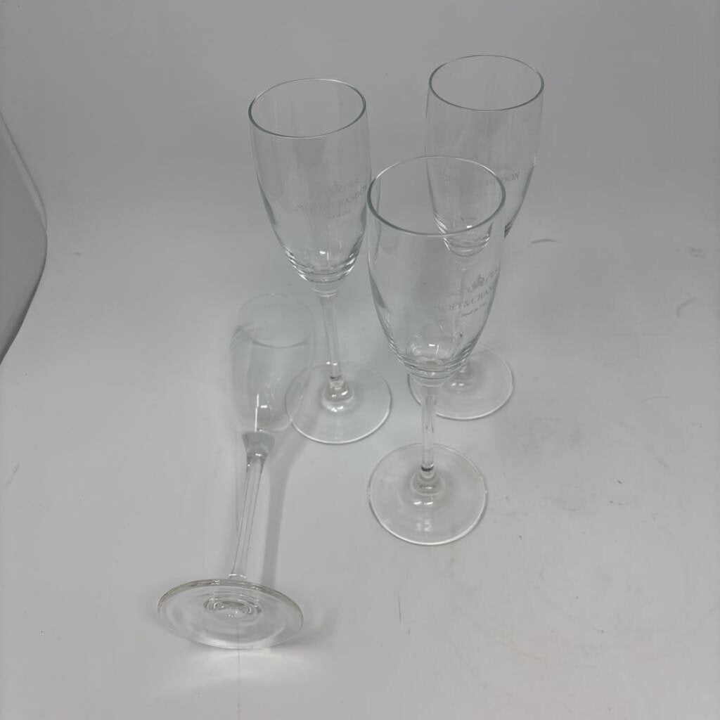 Moet & Chandon Champagne Flutes 4 PC