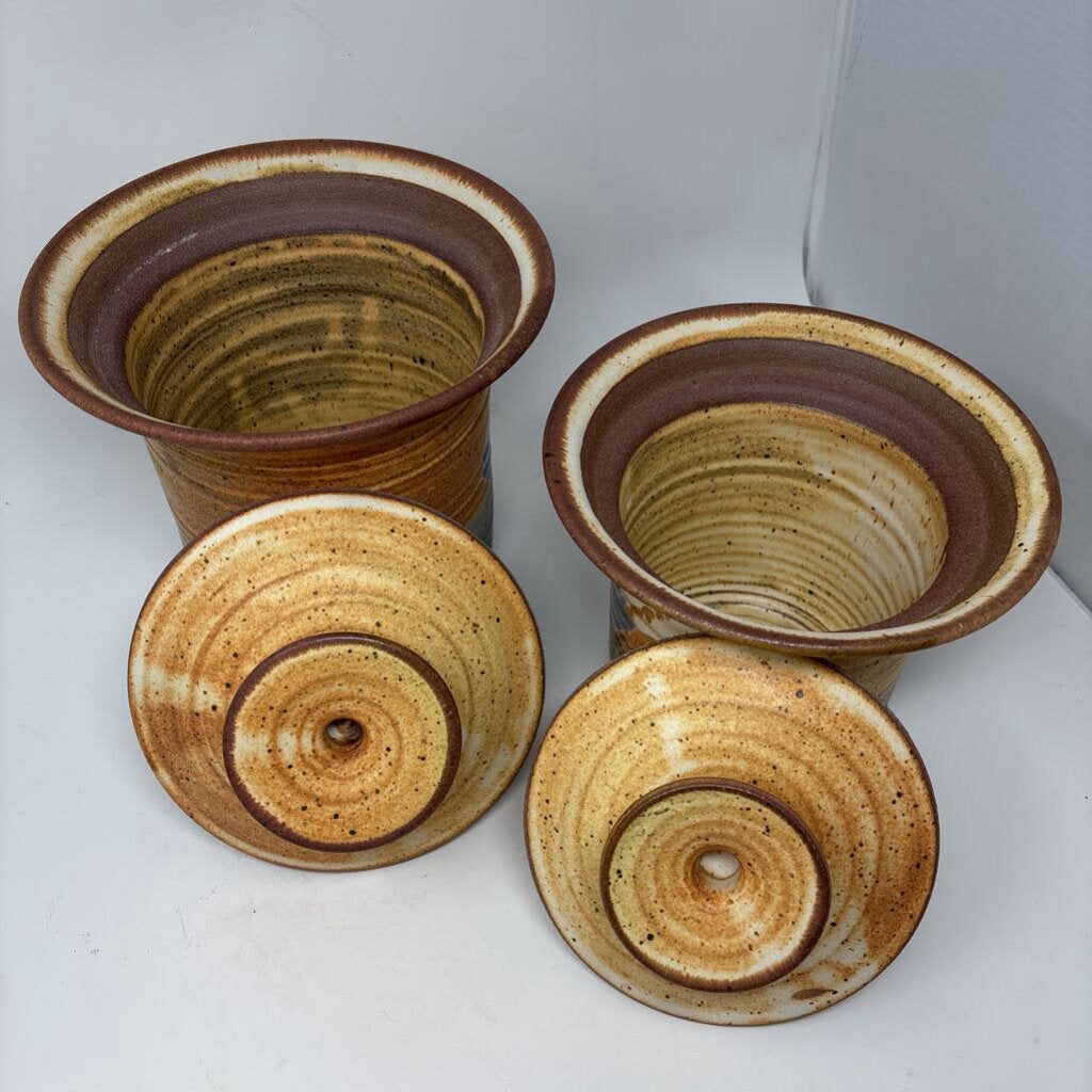 Set 2 Ceramic Lidded Canisters