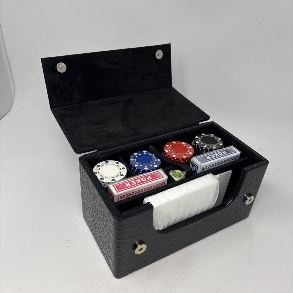 Pottery Barn Croc Poker Set