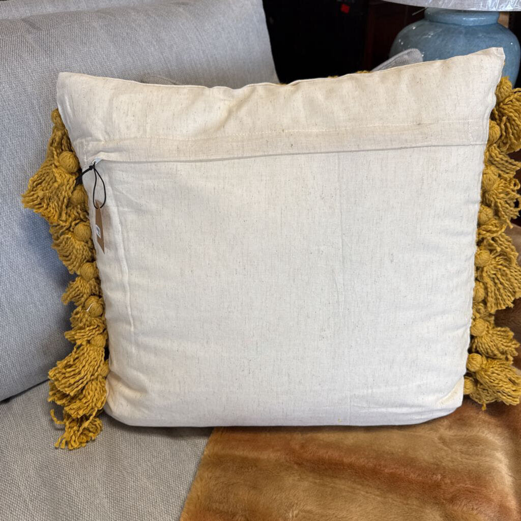 Woven Ric Rac Stripes and Tassels