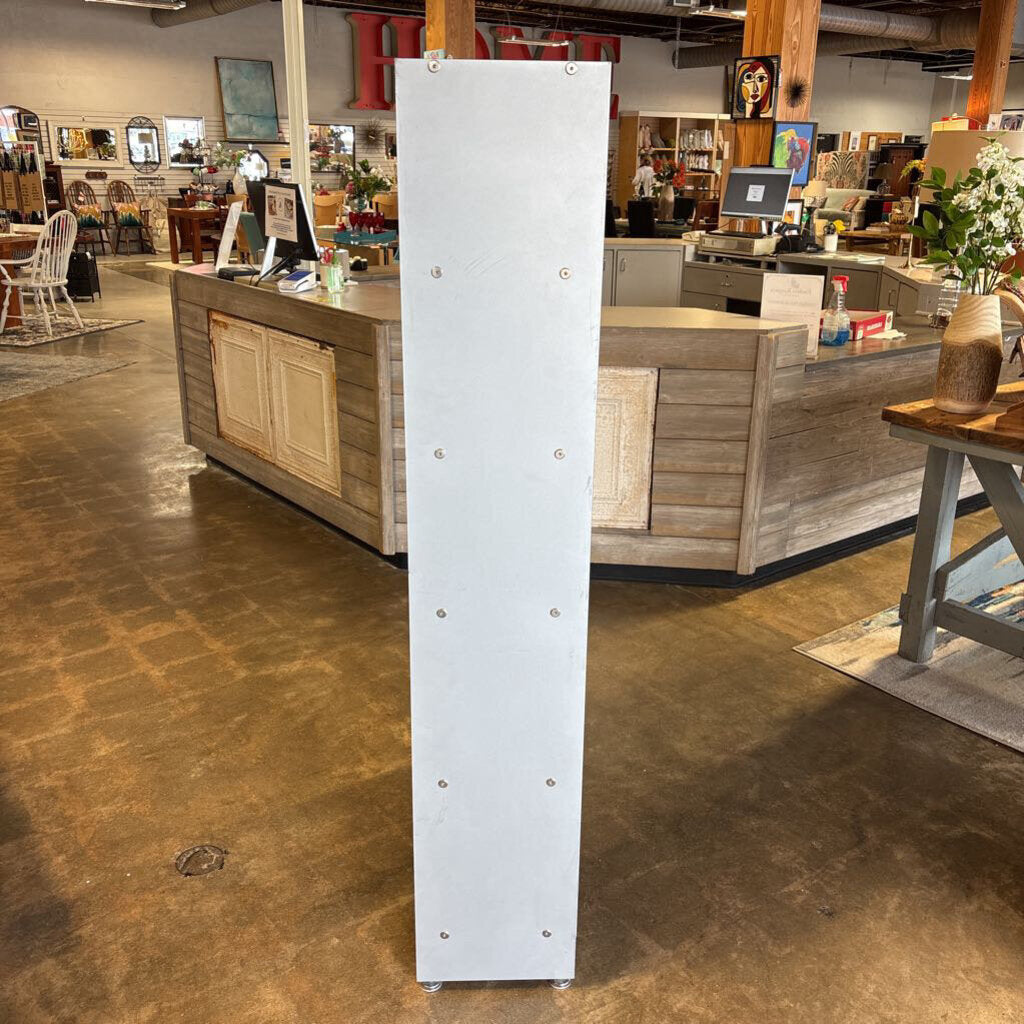 Wood/Metal 5 Shelf Bookcase 32.25 X 12 X 64.5