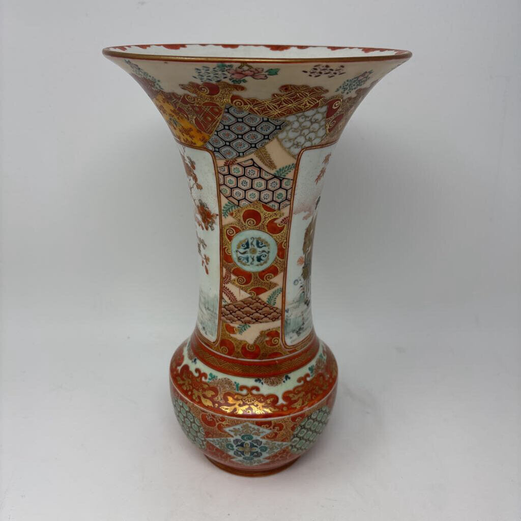 Japanese Kutani Vase 11.75"H