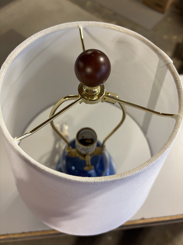 Glazed Crackled Double Gourd Lamp