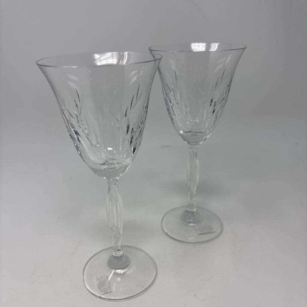 Crystal Wine Stems Set 2