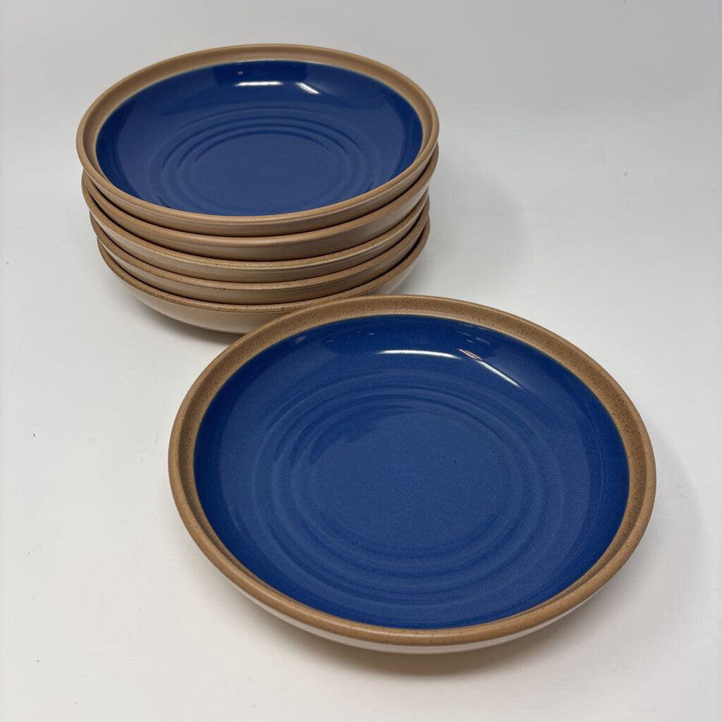 Noritake Madera Blue Pasta Bowls Set 6