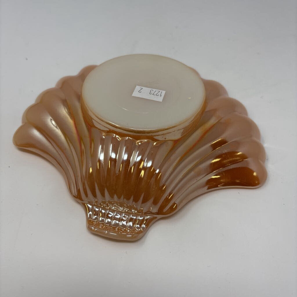 Fire-King Lustre Clam Shell Dish