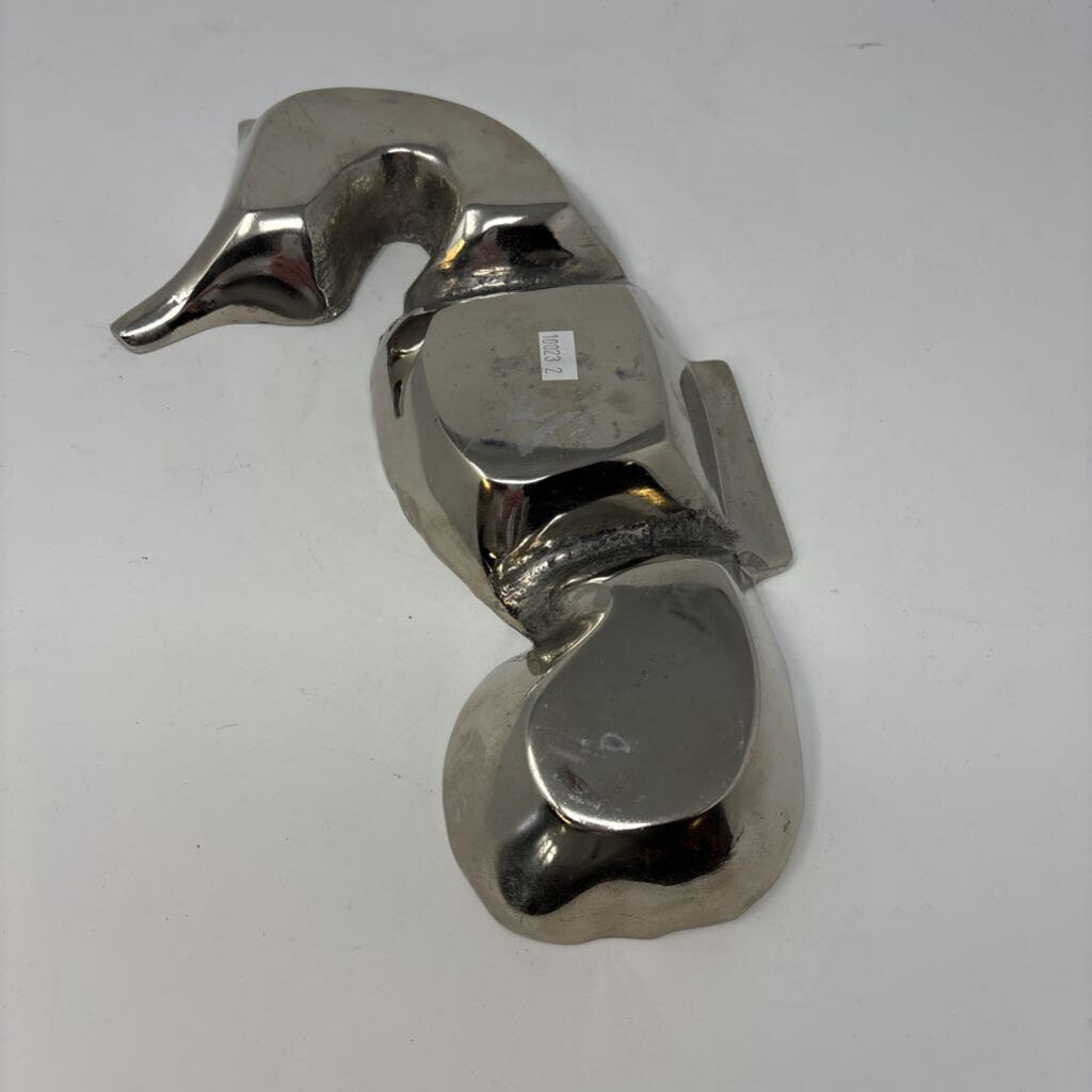 Silver Seahorse Divided Food Tray