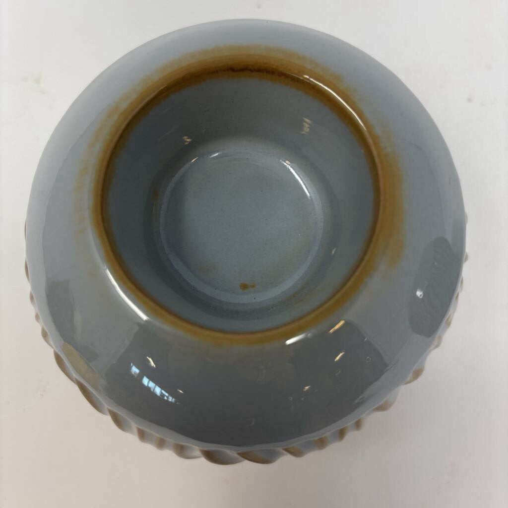 Ridged Swirl Candle Holders Pair