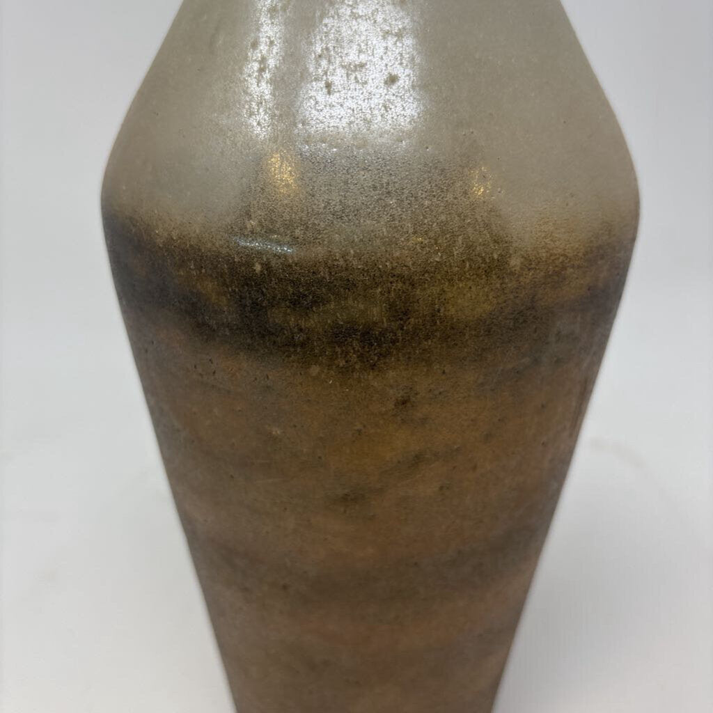 Frosted Glass Vase 11.5"H