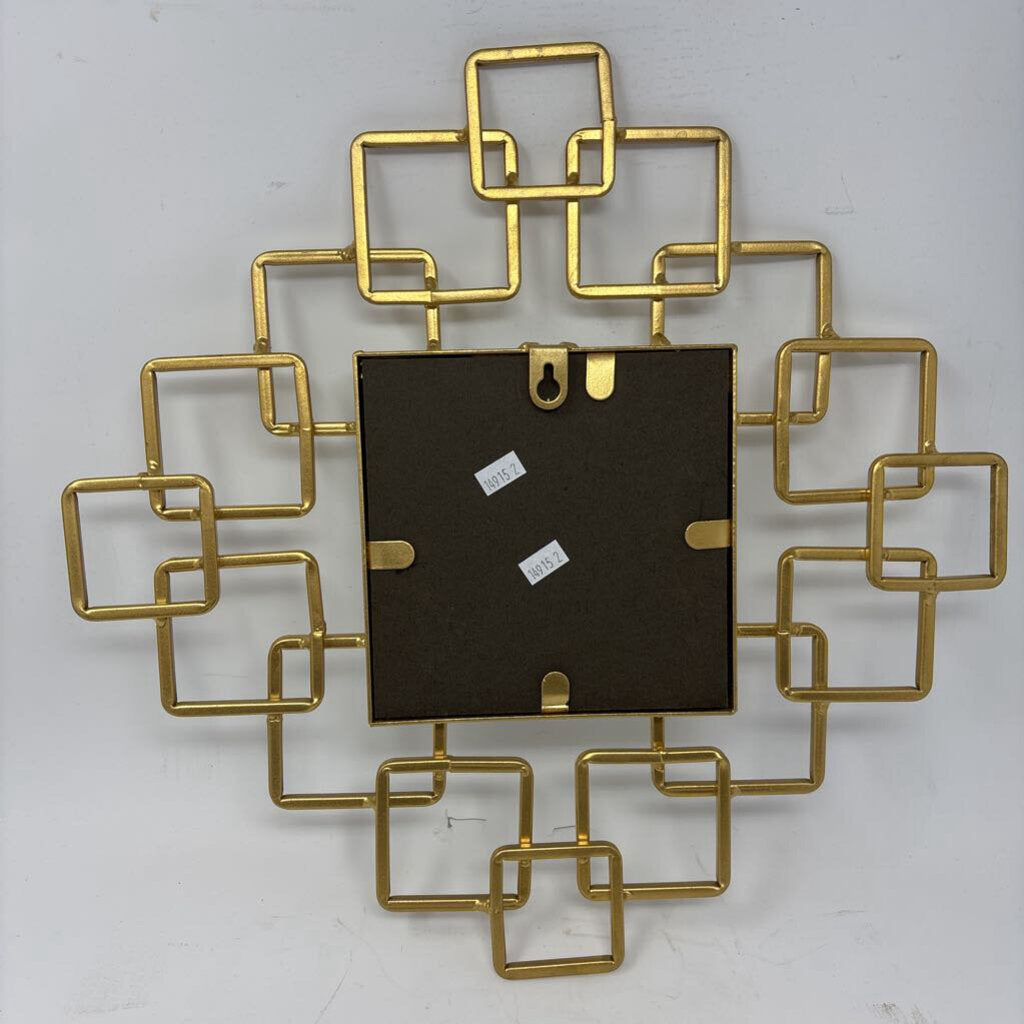 Metal Geometric Mirror 16 X 16