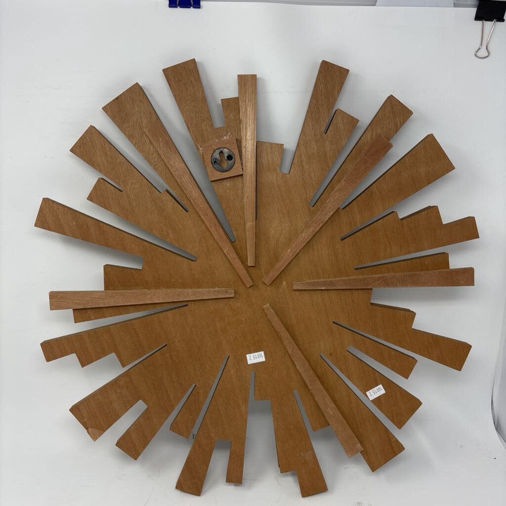 Wood & Mirror Sunburst Art 20 X 20