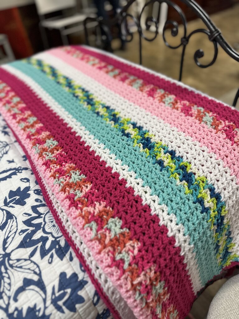 Hand Made Crocheted Afghan