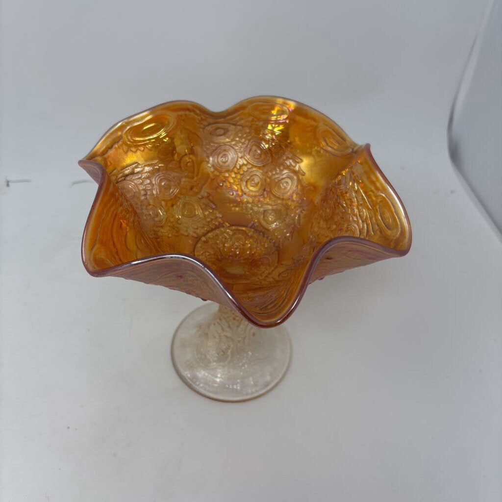 Carnival Glass Compote