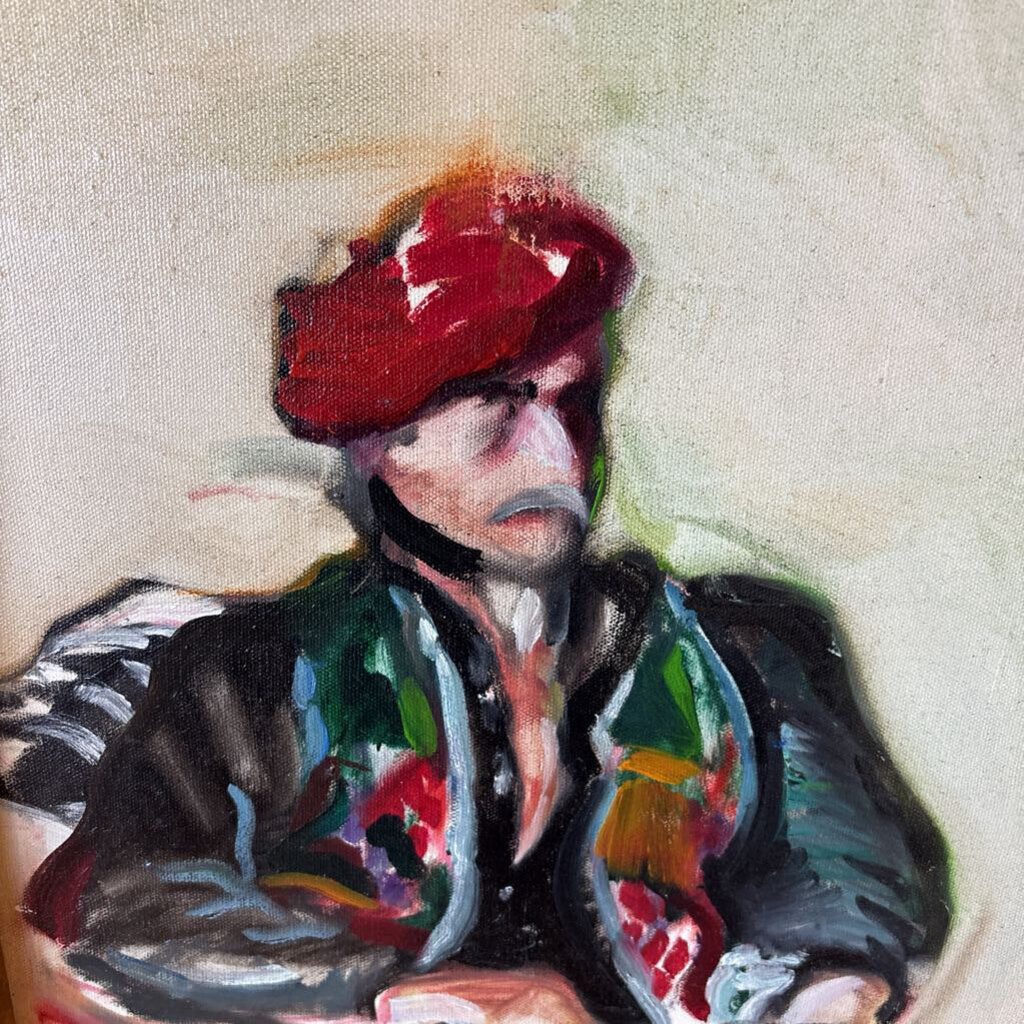 Original Framed Painting The Algerian by Terry Millikan