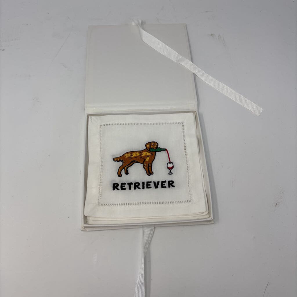 August Morgan Golden Retriever Cocktail Napkins