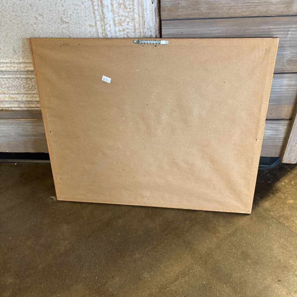 Framed Monet Painting 21.25 X 17.25