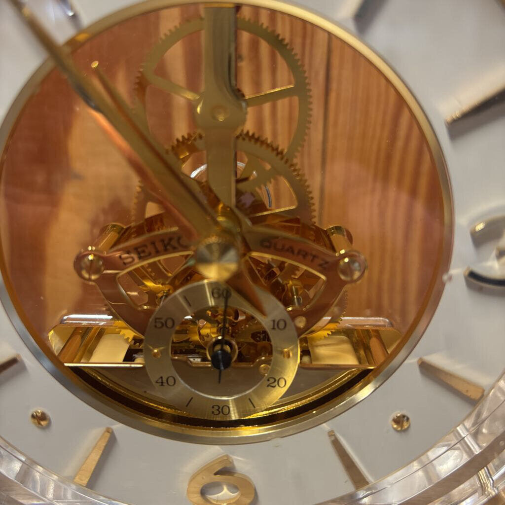Vintage Seiko Lucite Quartz Clock