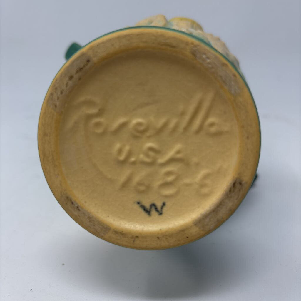 Roseville Peony Double Handled Vase