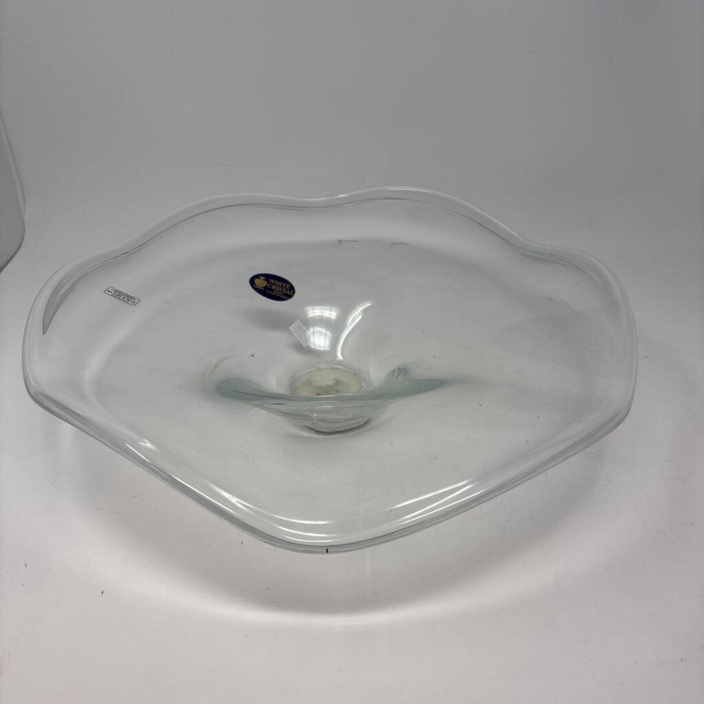 White Crystal Glass Bowl