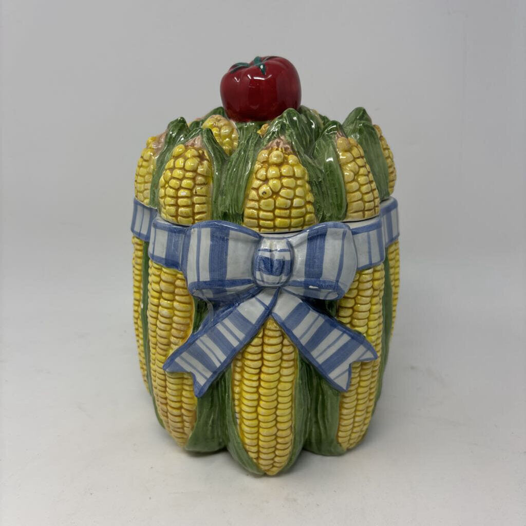 Food Canister Corn & Tomato