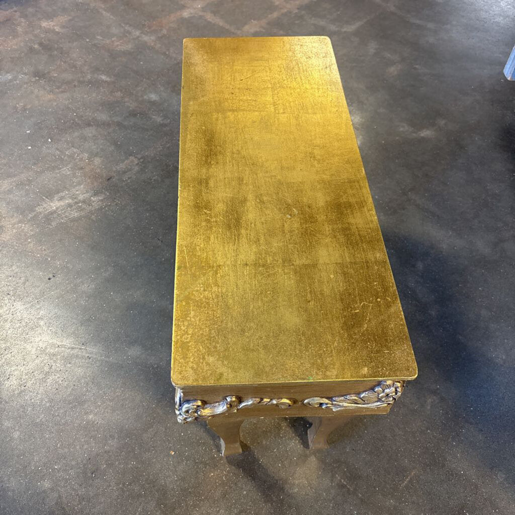 Small Accent Baroque Style Table 26 X 10.5 X 14.75