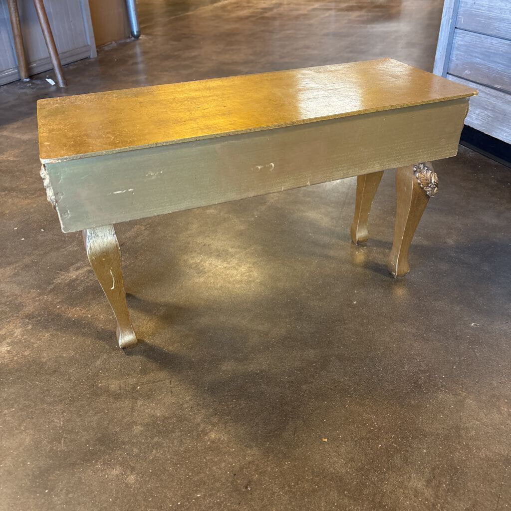 Small Accent Baroque Style Table 26 X 10.5 X 14.75