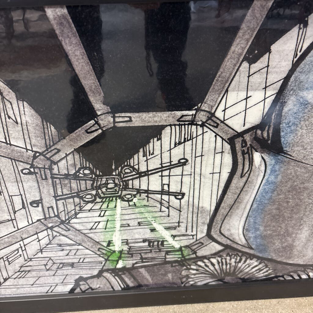 Star Wars & Luke Framed Art