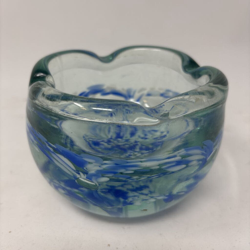Vintage Murano Style Ashtray Paperweight