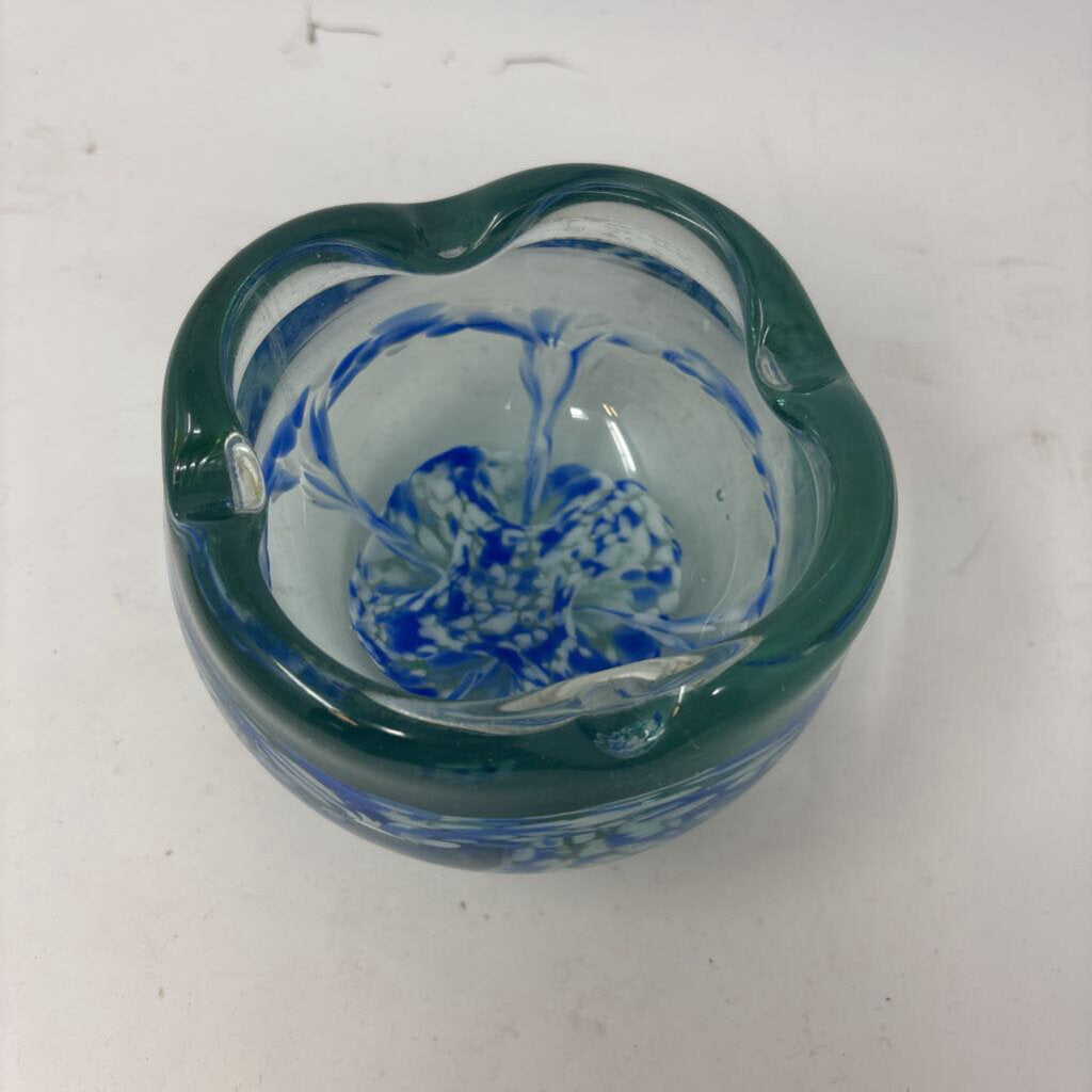 Vintage Murano Style Ashtray Paperweight