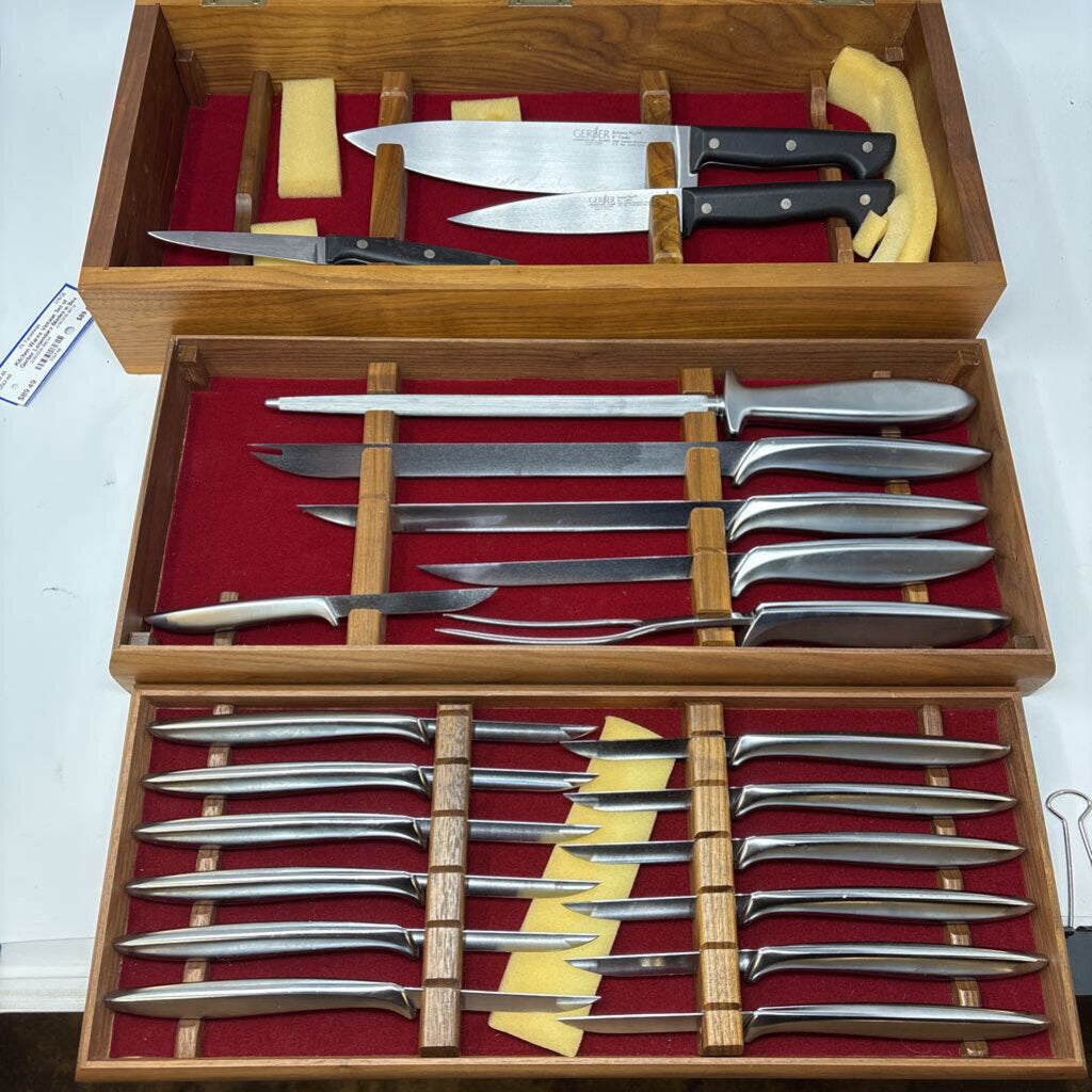 Vintage Set of Gerber Legendary Blades in Box