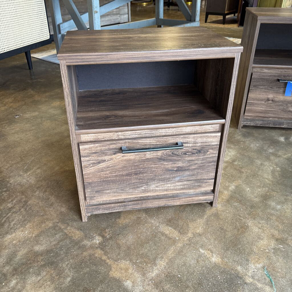 One Shelf One Drawer End Table