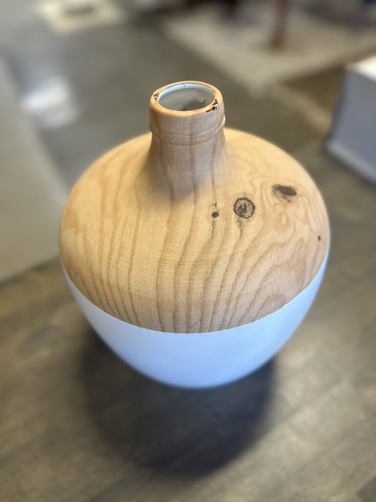 Ceramic Wood Dipped Jug