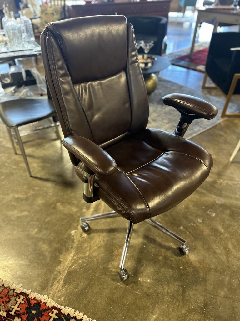 Brown Executive Office Chair on Casters